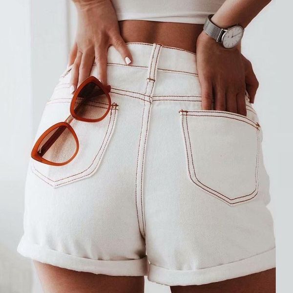 cwlsp summer white patchwork women's vintage high waist streetwear short jeans for female denim shorts femme ete ql3922, White;black
cwlsp summer white patchwork women's vintage high waist streetwear short jeans for female denim shorts femme ete ql3922, White;black