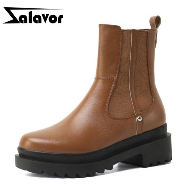 boots zalavor real leather women ankle stretch slip on thick heel shoes round toe winter warm party footwear size 33-41, Black
boots zalavor real leather women ankle stretch slip on thick heel shoes round toe winter warm party footwear size 33-41, Black
