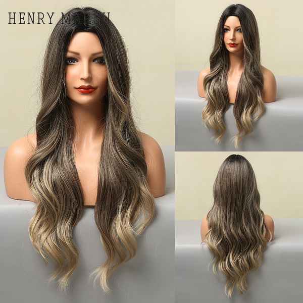 long ombre black brown blonde synthetic wig for women afro middle part body wavy wig party daily heat resistant hairfactory direct
long ombre black brown blonde synthetic wig for women afro middle part body wavy wig party daily heat resistant hairfactory direct
