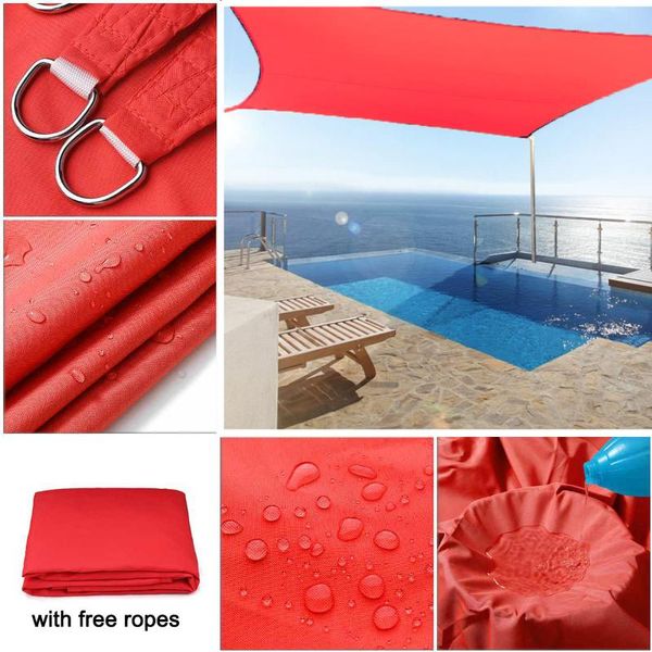 shade 300d 160gsm bright red polyester oxford fabric square rectangle all size sail swimming pool cover tent waterproof
shade 300d 160gsm bright red polyester oxford fabric square rectangle all size sail swimming pool cover tent waterproof