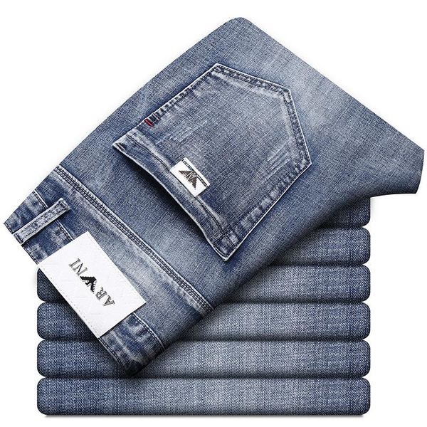 men's jeans blue spring cotton slim elastic ltaly eagle brand fashion business trousers male casual classic summer denim pants
men's jeans blue spring cotton slim elastic ltaly eagle brand fashion business trousers male casual classic summer denim pants