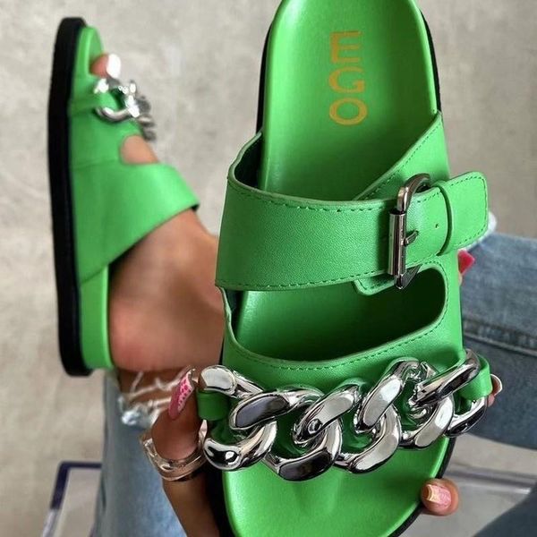 slippers fashion chain open toe shoes women sandals summer 202 for platform outdoor beach, Black
slippers fashion chain open toe shoes women sandals summer 202 for platform outdoor beach, Black