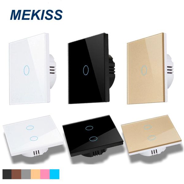smart home control wall touch light switch tempered glass panel fireproof material eu standard ac110v 240v 1/2/3gang interrupter 1way
smart home control wall touch light switch tempered glass panel fireproof material eu standard ac110v 240v 1/2/3gang interrupter 1way