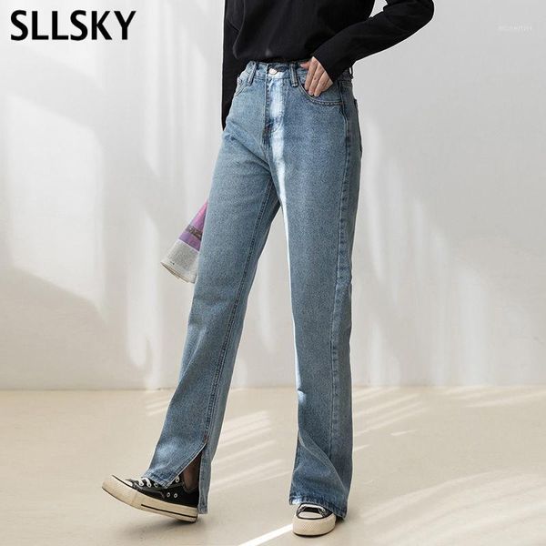 vintage high waist straight jeans women streetwear loose female denim trouses zipper split ladies full length women's, Blue
vintage high waist straight jeans women streetwear loose female denim trouses zipper split ladies full length women's, Blue