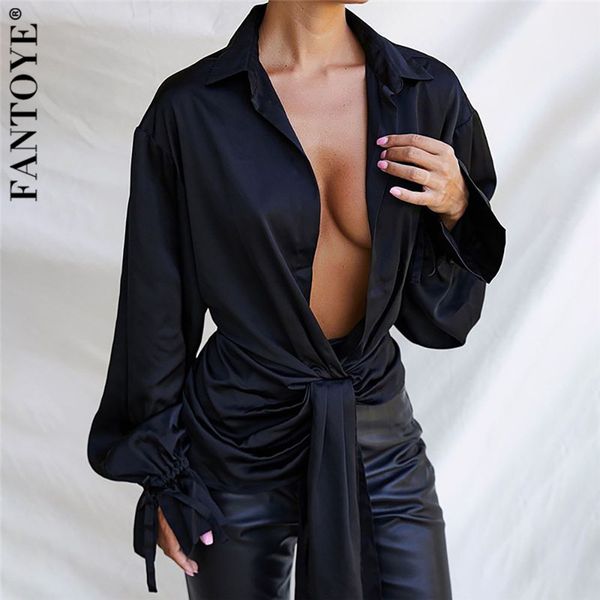 fantoye black v neck petal sleeve blouses woman fashion 2021 elegant bandage irregular loose shirts casual plus size, White
fantoye black v neck petal sleeve blouses woman fashion 2021 elegant bandage irregular loose shirts casual plus size, White