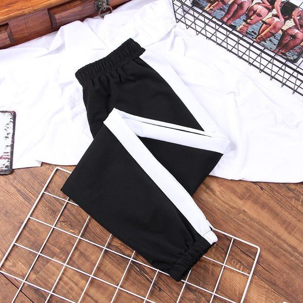 loose plus size cargo womens capris autumn sport trousers white splicing striped casual elastic waist streetwear cool girl hip hop, Black;white
loose plus size cargo womens capris autumn sport trousers white splicing striped casual elastic waist streetwear cool girl hip hop, Black;white