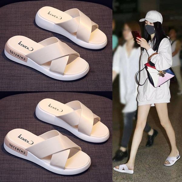 slippers summer platform slides slipper women fashion shoes casual comfortable zapatos de mujer non slip walking wedges woman, Black
slippers summer platform slides slipper women fashion shoes casual comfortable zapatos de mujer non slip walking wedges woman, Black