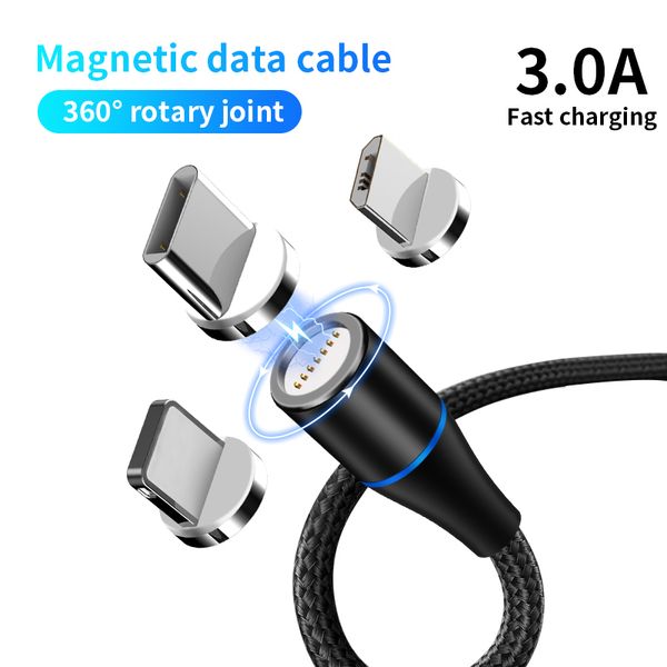 3a data magnetic cable micro usb type c for iphonecable 1m fast charging wire type-c magnet charger phone cable
3a data magnetic cable micro usb type c for iphonecable 1m fast charging wire type-c magnet charger phone cable