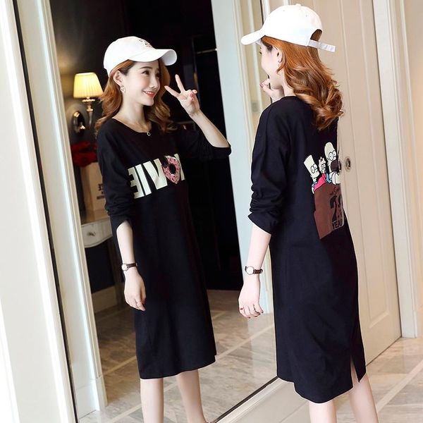 maternity dresses 1853# spring autumn long sleeve black cotton nursing dress feeding tees clothes for pregnant women pregnancy, White
maternity dresses 1853# spring autumn long sleeve black cotton nursing dress feeding tees clothes for pregnant women pregnancy, White