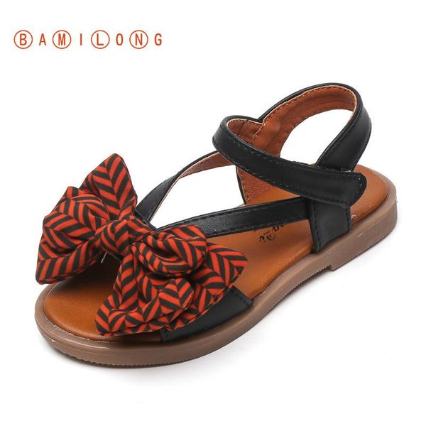 summer little princess flat sandals 2021 girls korean bowknot kids beach shoes flower children's b617, Black;red
summer little princess flat sandals 2021 girls korean bowknot kids beach shoes flower children's b617, Black;red