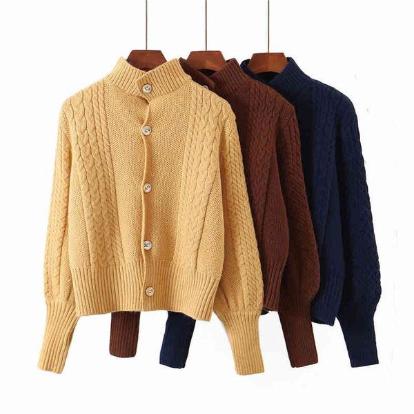 elegant women soild stand collar sweaters fashion ladies lazy style cardigans causal female chic button knitted 210427, White
elegant women soild stand collar sweaters fashion ladies lazy style cardigans causal female chic button knitted 210427, White