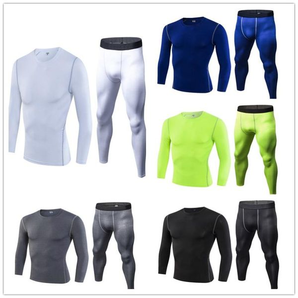 one set men's sportwear compression t shirts gym running cycling bodybuilding fitness training jogging outdoors pants sets, Black;blue
one set men's sportwear compression t shirts gym running cycling bodybuilding fitness training jogging outdoors pants sets, Black;blue