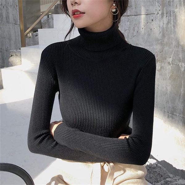winter knitting sweater pullovers women long sleeve turtleneck knitted chic woman clothes female casual streetwear women's sweaters, White;black
winter knitting sweater pullovers women long sleeve turtleneck knitted chic woman clothes female casual streetwear women's sweaters, White;black