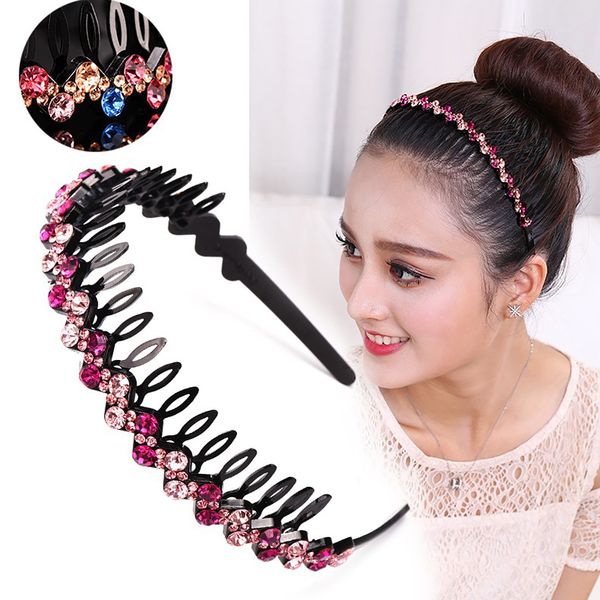 crystal hair hoop for girls hair accessories wave teeth hair bands rhinestone headbands fashion women comb jewelry, Silver
crystal hair hoop for girls hair accessories wave teeth hair bands rhinestone headbands fashion women comb jewelry, Silver