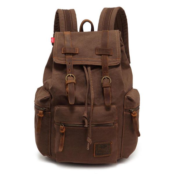 backpack fashion men's vintage canvas school bag travel bags large capacity laptop
backpack fashion men's vintage canvas school bag travel bags large capacity laptop