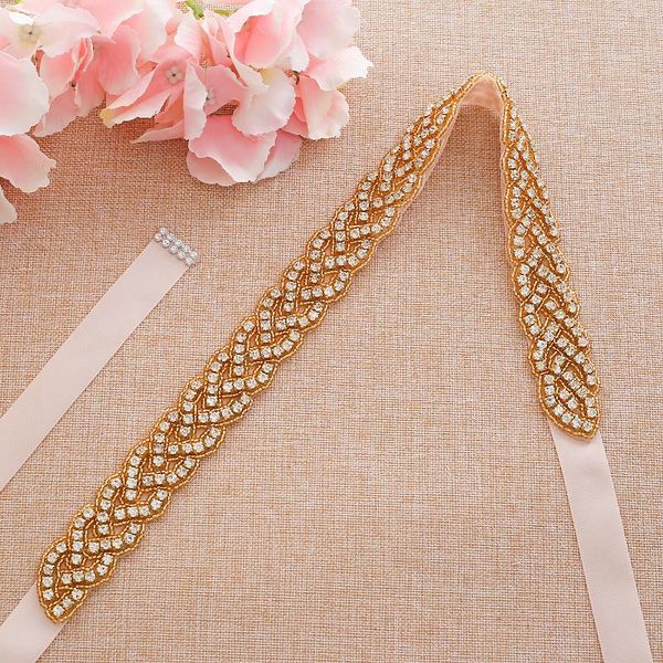wedding sashes sesthfar crystal belt rhinestones bridal gold handmade diamond bridesmaid dress for accessories, White
wedding sashes sesthfar crystal belt rhinestones bridal gold handmade diamond bridesmaid dress for accessories, White