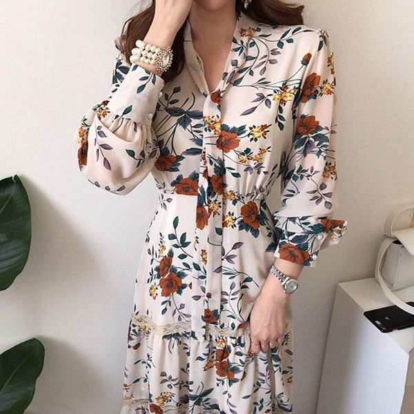 casual dresses chiffon floral dress boho women maxi splice lace a line long sleeve black vestido branco beach spring vestidos elegantes, Black;gray
casual dresses chiffon floral dress boho women maxi splice lace a line long sleeve black vestido branco beach spring vestidos elegantes, Black;gray