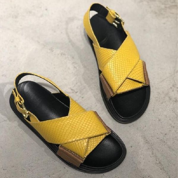 real leather shoes woman coming sandals flat platform cross belt back strap women pink white roman sandalias, Black
real leather shoes woman coming sandals flat platform cross belt back strap women pink white roman sandalias, Black