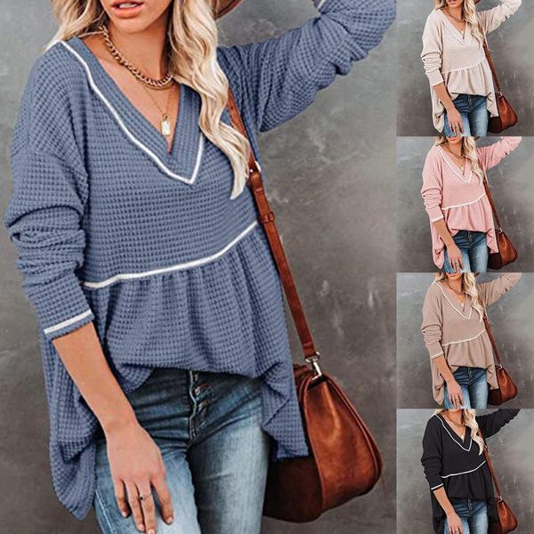 women's blouses & shirts fashion knitted tunic blouse shirt v-neck skirt casual autumn winter ladies female women long sleeve blus, White
women's blouses & shirts fashion knitted tunic blouse shirt v-neck skirt casual autumn winter ladies female women long sleeve blus, White