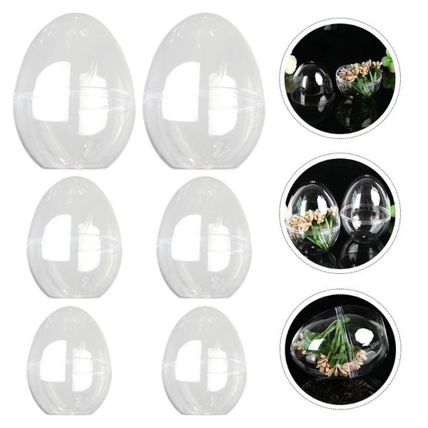 6pcs creative box transparent bauble ornamental container storage bottles & jars 
6pcs creative box transparent bauble ornamental container storage bottles & jars
