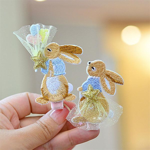 hair accessories 12pcs/lot handmade embroidery clips cute bunyy animal hairpin girls barrettes easter, Slivery;white
hair accessories 12pcs/lot handmade embroidery clips cute bunyy animal hairpin girls barrettes easter, Slivery;white