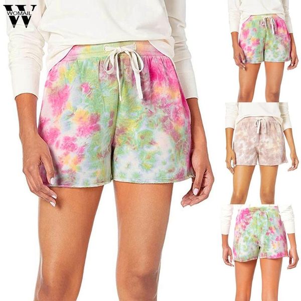 women's shorts womail womens short 2021 summer drawstring tie-dye print elastic waist casual pocket beach loose feminino comfy, White;black
women's shorts womail womens short 2021 summer drawstring tie-dye print elastic waist casual pocket beach loose feminino comfy, White;black