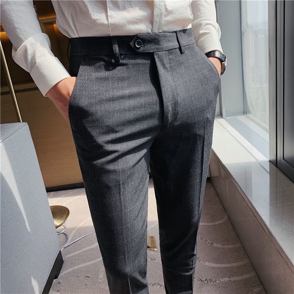 men's pants casual business fine fit men's plaid pants ed 2021 spring all games of office in straight line formal, Black
men's pants casual business fine fit men's plaid pants ed 2021 spring all games of office in straight line formal, Black