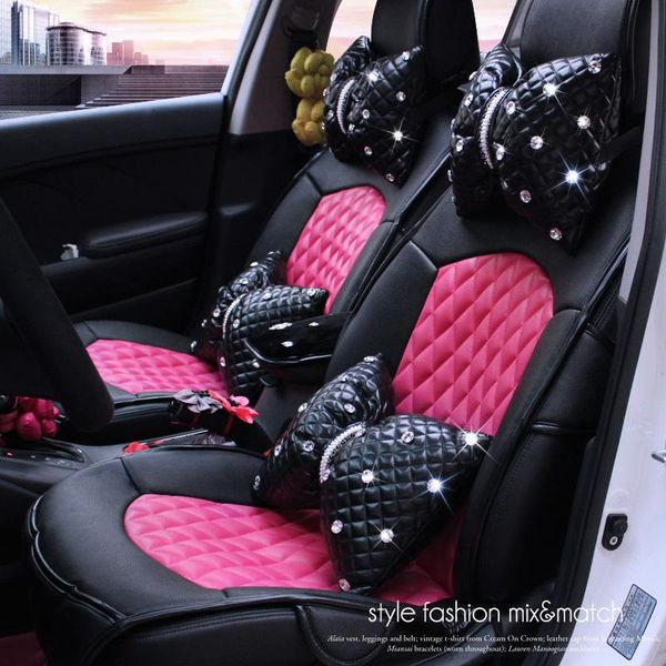 seat cushions car head neck pillow headrest leather with crystal diamond waist supports rest back lumbar women
seat cushions car head neck pillow headrest leather with crystal diamond waist supports rest back lumbar women
