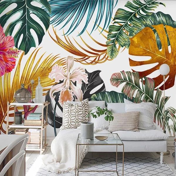 custom po self adhesive wallpaper 3d watercolor golden plants leaves flower painting living room dining canvas mural wallpapers
custom po self adhesive wallpaper 3d watercolor golden plants leaves flower painting living room dining canvas mural wallpapers