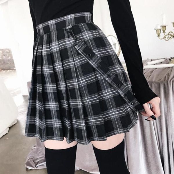 skirts 2021 summer high street skirt fashion design casual simple hipster thin waist lattice printing pleated, Black
skirts 2021 summer high street skirt fashion design casual simple hipster thin waist lattice printing pleated, Black