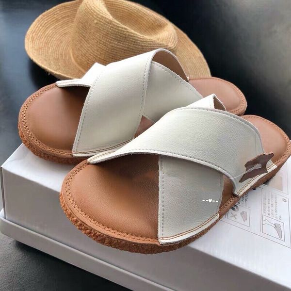luxury slippers soft and comfortable casual folding niu leather cross flat slippers simple bai with women's sandals xz033105, Black
luxury slippers soft and comfortable casual folding niu leather cross flat slippers simple bai with women's sandals xz033105, Black