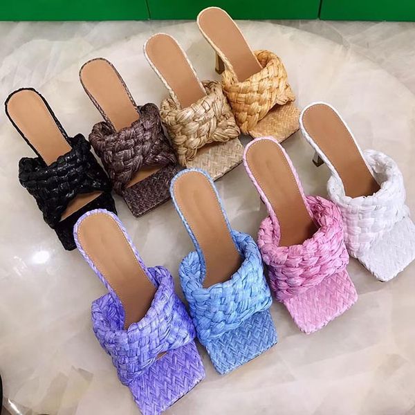colors large size summer design slippers sandal weave square toe heels strange style gladiator womens slides shoes, Black
colors large size summer design slippers sandal weave square toe heels strange style gladiator womens slides shoes, Black