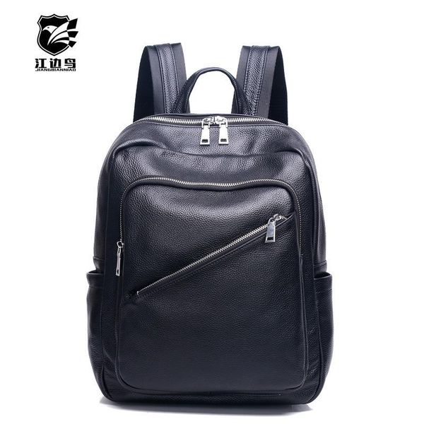 backpack men's leather scalp cattle fashion men casual large capacity outdoor mountain travel college student computer bags
backpack men's leather scalp cattle fashion men casual large capacity outdoor mountain travel college student computer bags