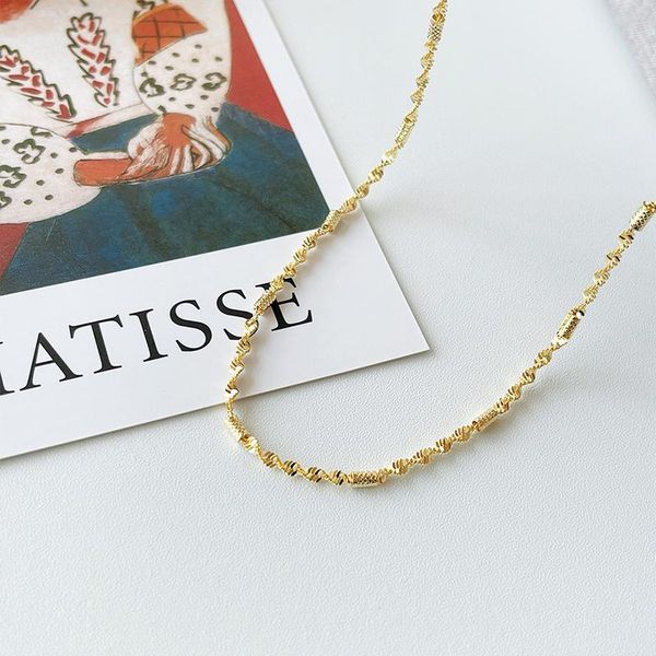 chokers titanium steel rope chain gold silver stainless necklace for women men fashion multiple colour jewelry gift, Golden;silver
chokers titanium steel rope chain gold silver stainless necklace for women men fashion multiple colour jewelry gift, Golden;silver