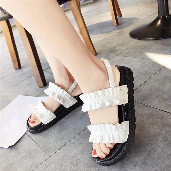 dress shoes women sandals flip flops flats 2021 summer fashion elastic band platform breathable non-slip slides solid casual female, Black
dress shoes women sandals flip flops flats 2021 summer fashion elastic band platform breathable non-slip slides solid casual female, Black
