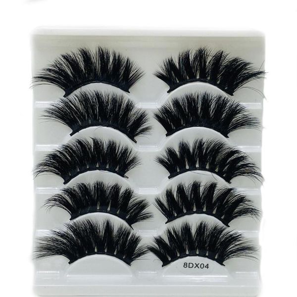 false eyelashes 5 pairs 8d mink hair 20mm thick long wispies fluffies fake handmade dramatic beauty eye makeup tools
false eyelashes 5 pairs 8d mink hair 20mm thick long wispies fluffies fake handmade dramatic beauty eye makeup tools