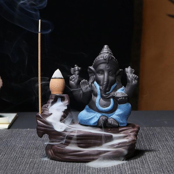 ceramic backflow incense burner holder elephant buddha figurine base decor gifts fragrance lamps
ceramic backflow incense burner holder elephant buddha figurine base decor gifts fragrance lamps