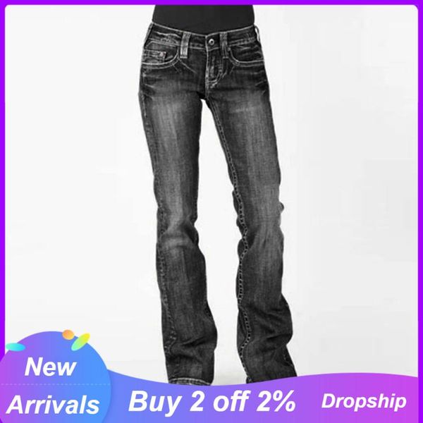 women's jeans women mid waisted denim embroidery stretch button straight pants ladies vintage blue vaquero de mujer
women's jeans women mid waisted denim embroidery stretch button straight pants ladies vintage blue vaquero de mujer