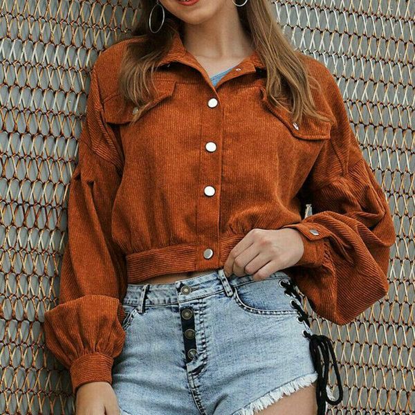 women's jackets women corduroy jacket coat puff sleeve button pocket solid autumn winter long, Black;brown
women's jackets women corduroy jacket coat puff sleeve button pocket solid autumn winter long, Black;brown