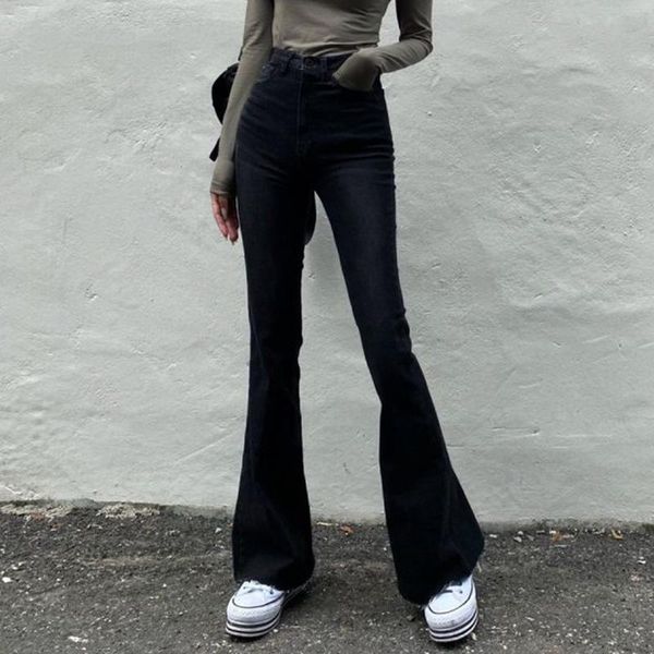women's jeans high waist denim mom for women bootcut long pants skinny fashionable solid trousers flared summer black bleached, Blue
women's jeans high waist denim mom for women bootcut long pants skinny fashionable solid trousers flared summer black bleached, Blue
