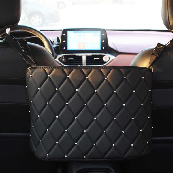car organizer pu leather storage bag diamond rhinestone container barrier of backseat holder multi-pockets stowing tidying
car organizer pu leather storage bag diamond rhinestone container barrier of backseat holder multi-pockets stowing tidying