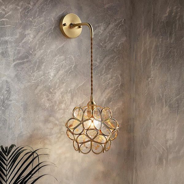 casaton petal glass wall lamp northern europe coffee house b & bedroom bedside corridor aisle
casaton petal glass wall lamp northern europe coffee house b & bedroom bedside corridor aisle