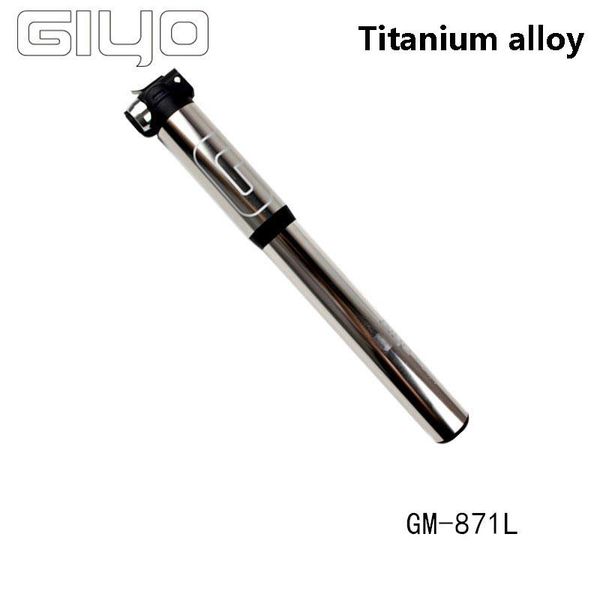 bike pumps original giyo gm-871 mountain portable bicycle pump air tire inflator titanium alloy accessories
bike pumps original giyo gm-871 mountain portable bicycle pump air tire inflator titanium alloy accessories