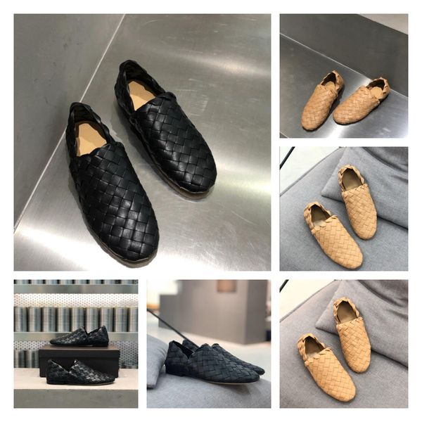 slipper casual shoes intrecciato leather slippers leather shoe party outdoor classic style, Black
slipper casual shoes intrecciato leather slippers leather shoe party outdoor classic style, Black