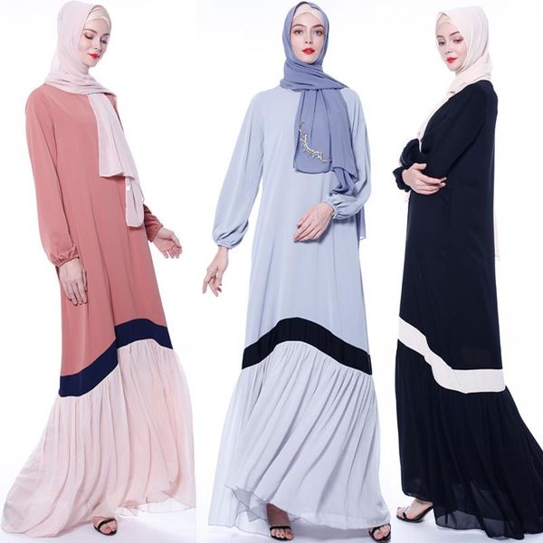 ethnic clothing turkish abaya muslim women's robe color-blocking loose dress kaftan moroccan oriental elegant evening islamic, Red
ethnic clothing turkish abaya muslim women's robe color-blocking loose dress kaftan moroccan oriental elegant evening islamic, Red