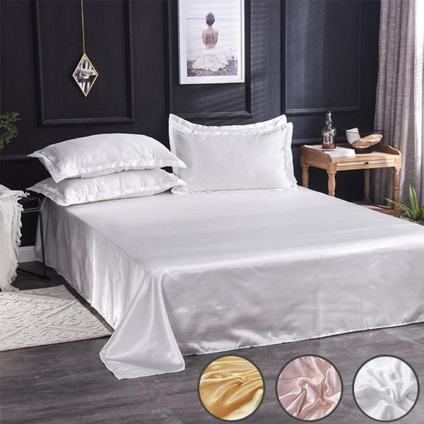 sheets & sets 40luxury satin flat sheet bed solid mattress protector silky queen king double black silk bedsheet set
sheets & sets 40luxury satin flat sheet bed solid mattress protector silky queen king double black silk bedsheet set