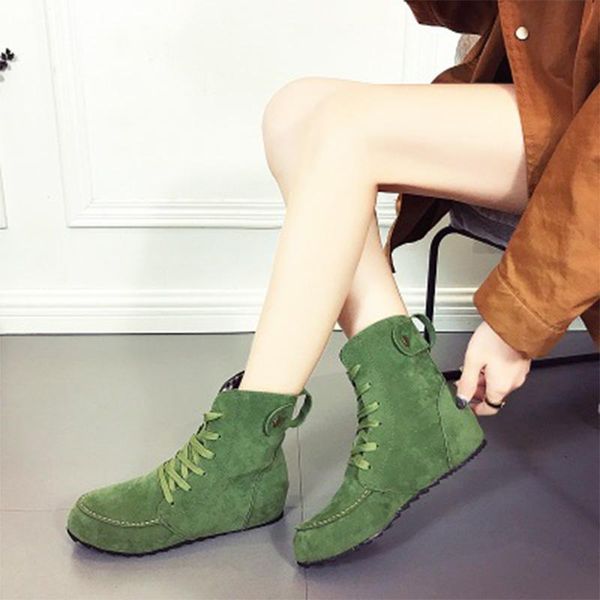 boots 2021 ankle women shoes woman autumn winter short flat bottom lace up student casual women's plus size 44, Black
boots 2021 ankle women shoes woman autumn winter short flat bottom lace up student casual women's plus size 44, Black
