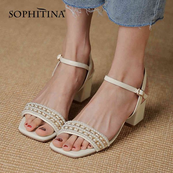 sophitina women sandals casual green pearl genuine leather handmade sandals buckle strap all-match fashion lady shoes ao900 210513, Black
sophitina women sandals casual green pearl genuine leather handmade sandals buckle strap all-match fashion lady shoes ao900 210513, Black