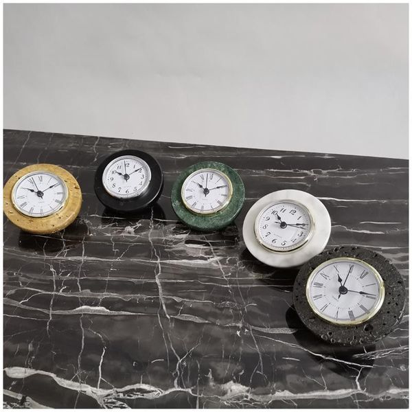 desk & table clocks natural marble bell light luxury home stone design sweep movement clock customization
desk & table clocks natural marble bell light luxury home stone design sweep movement clock customization