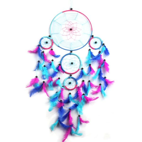 decorative objects & figurines handmade dream net catcher feather wind chimes rainbow colorliving room bedroom hanging craft pendant home de
decorative objects & figurines handmade dream net catcher feather wind chimes rainbow colorliving room bedroom hanging craft pendant home de